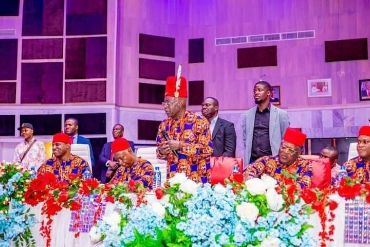 Tinubu bags Igbo chieftaincy title in Ebonyi [PHOTOS]