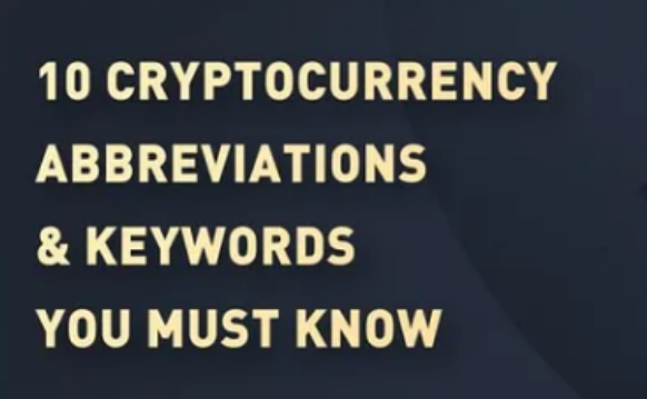 Crypto slang